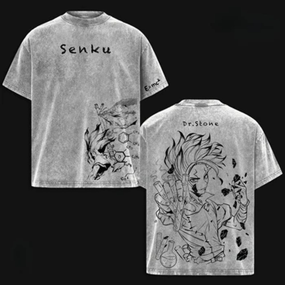 Anime Merchandise Online - Ishigami Senkuu Dr.STONE T-shirt Anime Printed