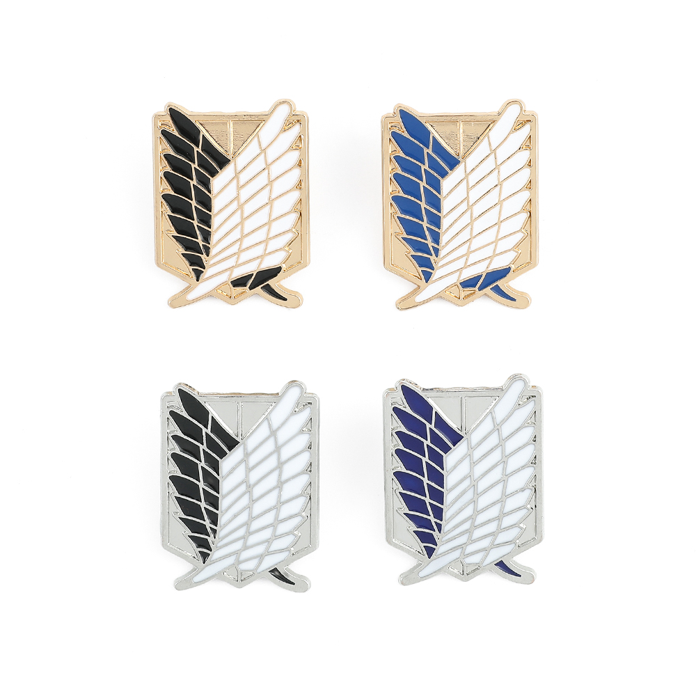 Enamel Pin Set - Anime Attack on Titan Enamel Brooch