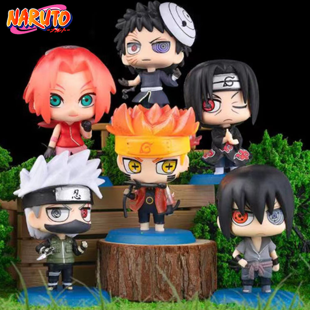 Rare Anime Merchandise - Hot 6pcs/set Naruto Shippuden Anime figure