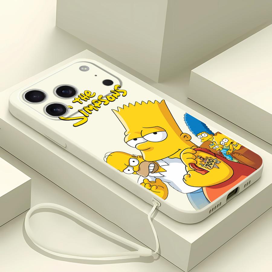 Red Bart Simpson Phone Cover C - Lanyard Anime Logo ulasan dan harga
