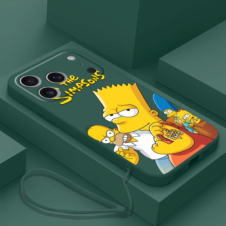 Red Bart Simpson Phone Cover C - Lanyard Anime Logo ulasan dan harga