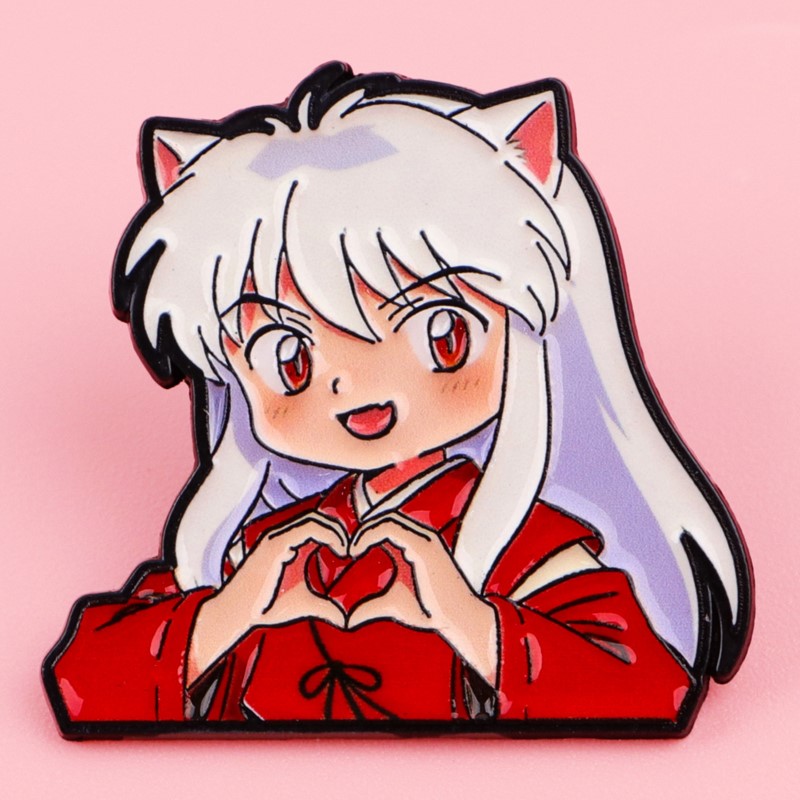 Cute Wolf Ear Fantasy Characte - Enamel Pin Set ulasan dan harga