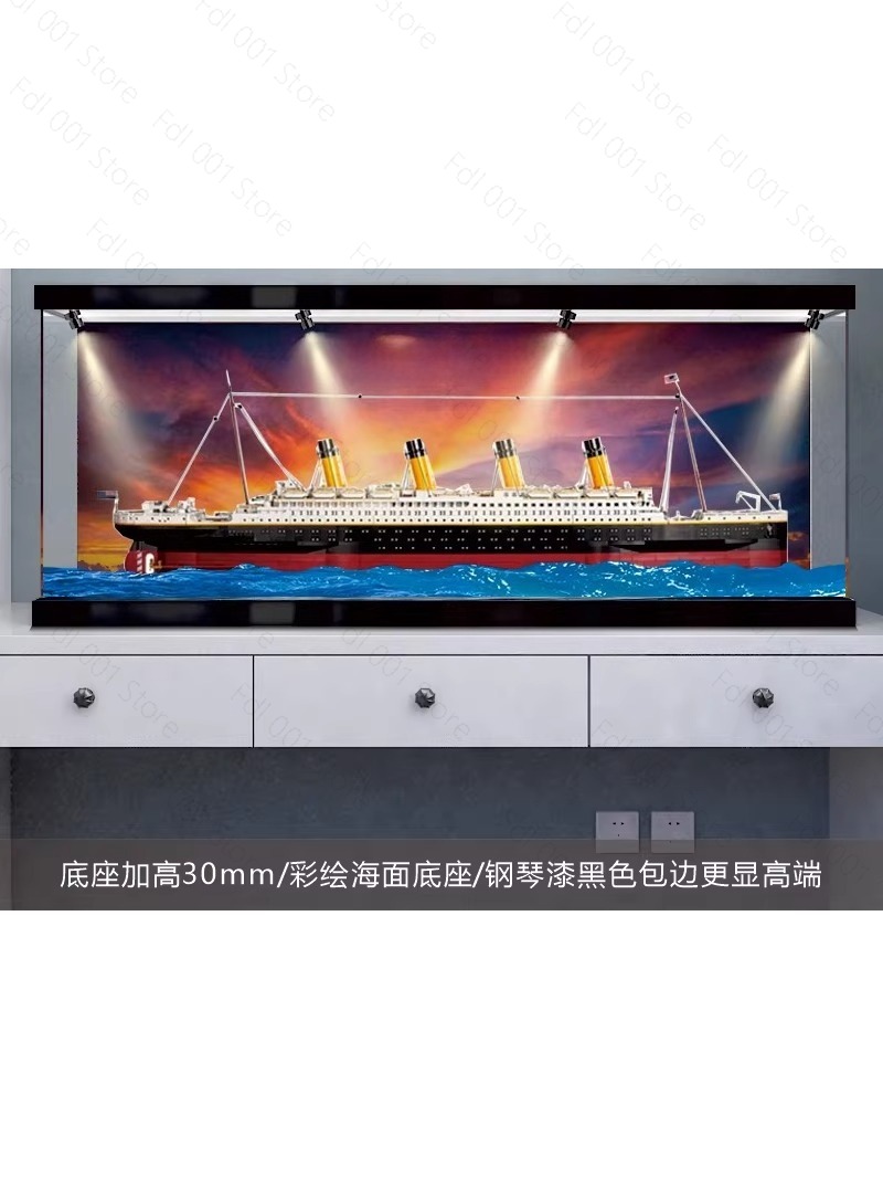 Applicable to  10294 Titanic m - Figure Display Box ulasan dan harga