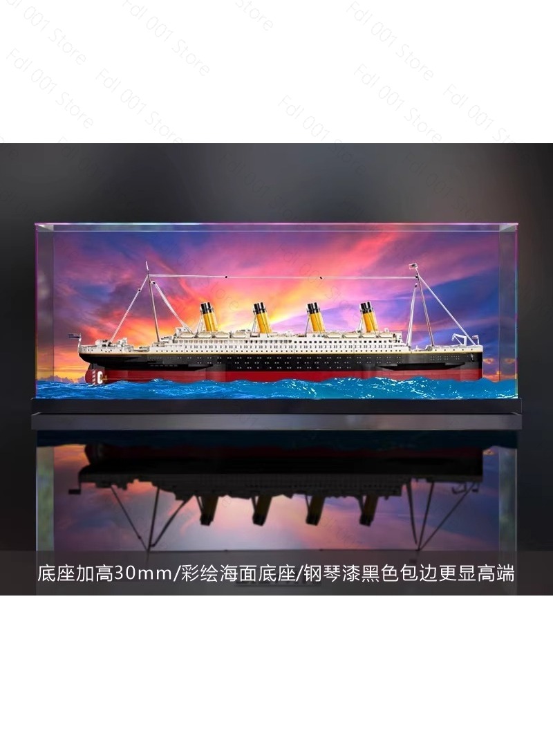 Applicable to  10294 Titanic m - Figure Display Box ulasan dan harga