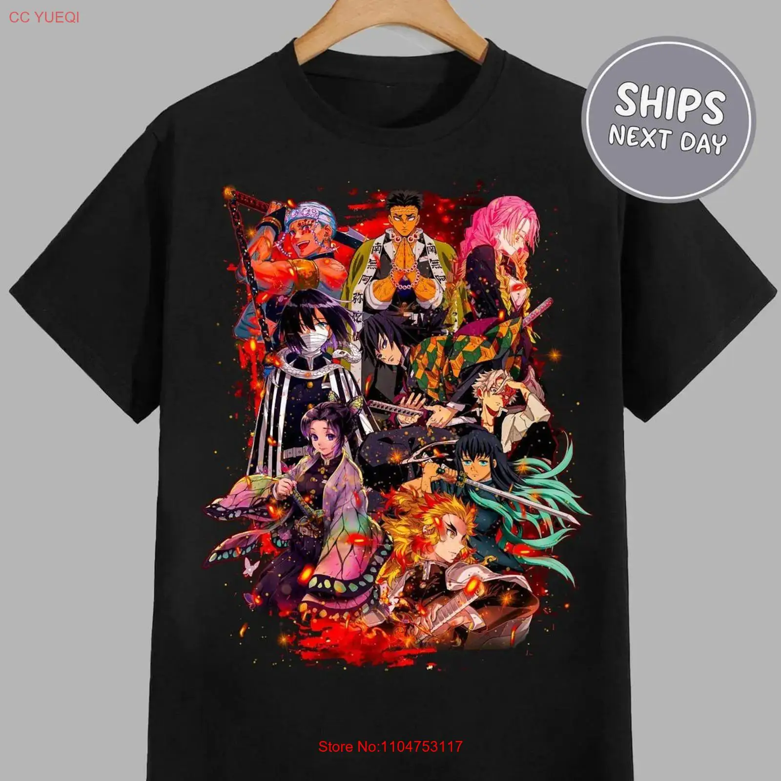 Demon Slay Anime T Shirt Slaye - Anime Merchandise Online ulasan dan harga