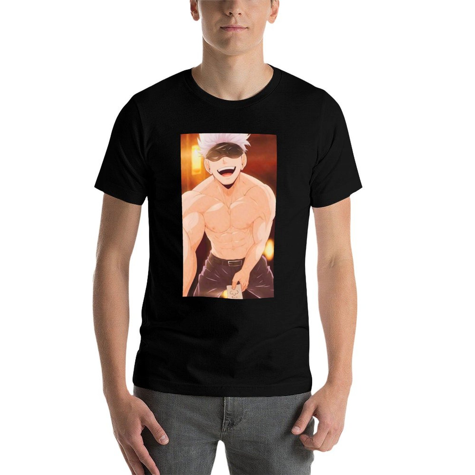 Gojo Satoru Merchandise T-Shir - Anime Merchandise For Men ulasan dan harga