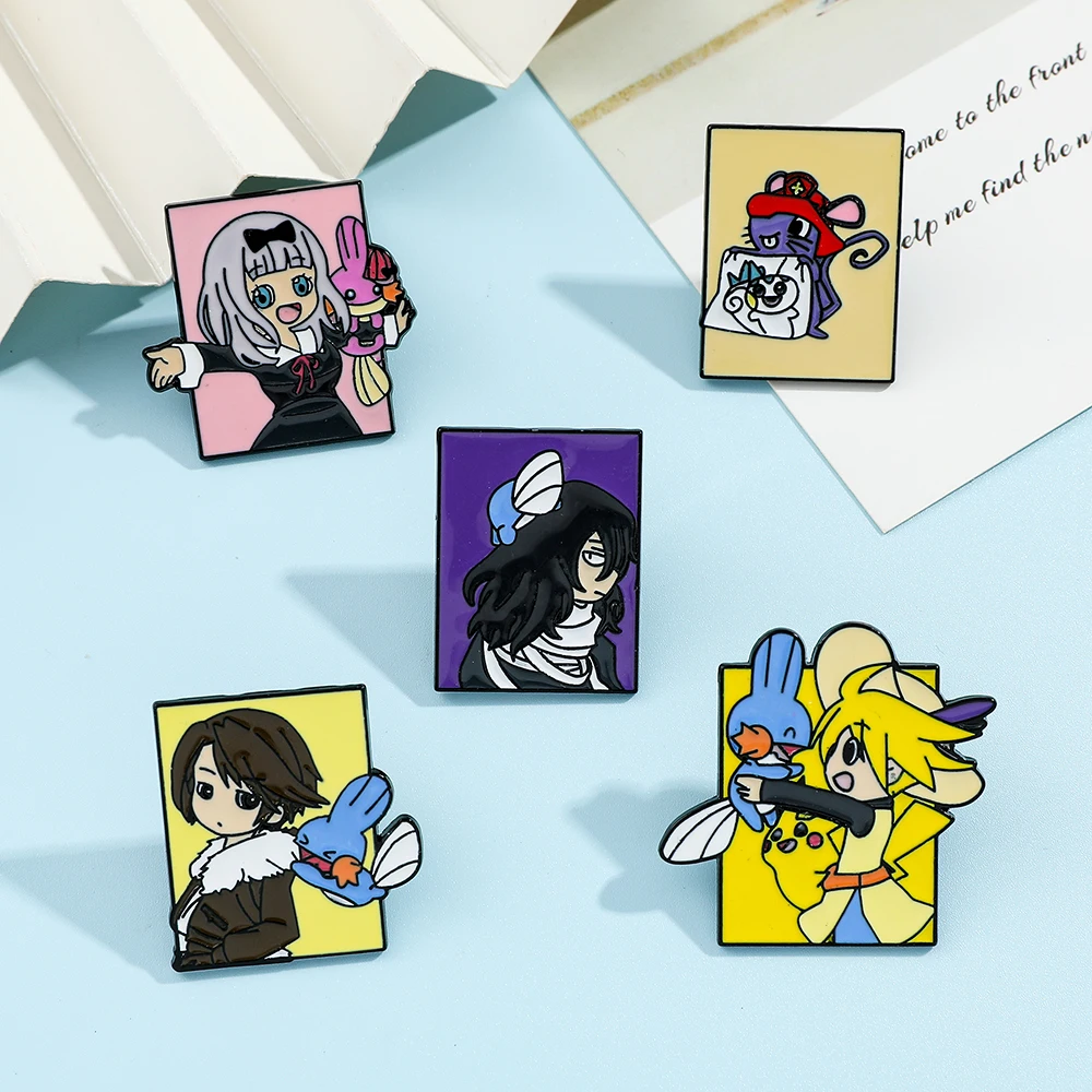 5 Pcs Pokémon Anime Characters - Enamel Pin Set ulasan dan harga
