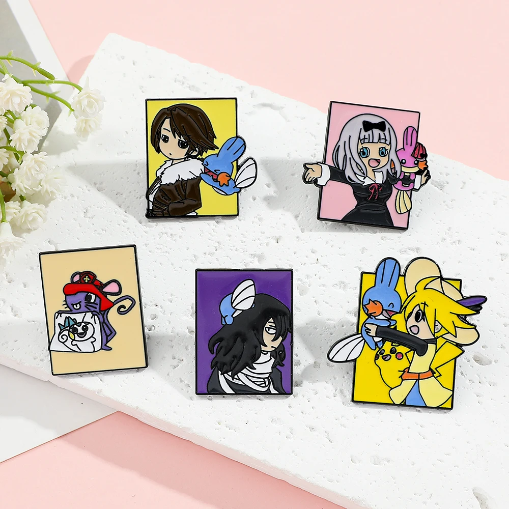 5 Pcs Pokémon Anime Characters - Enamel Pin Set ulasan dan harga