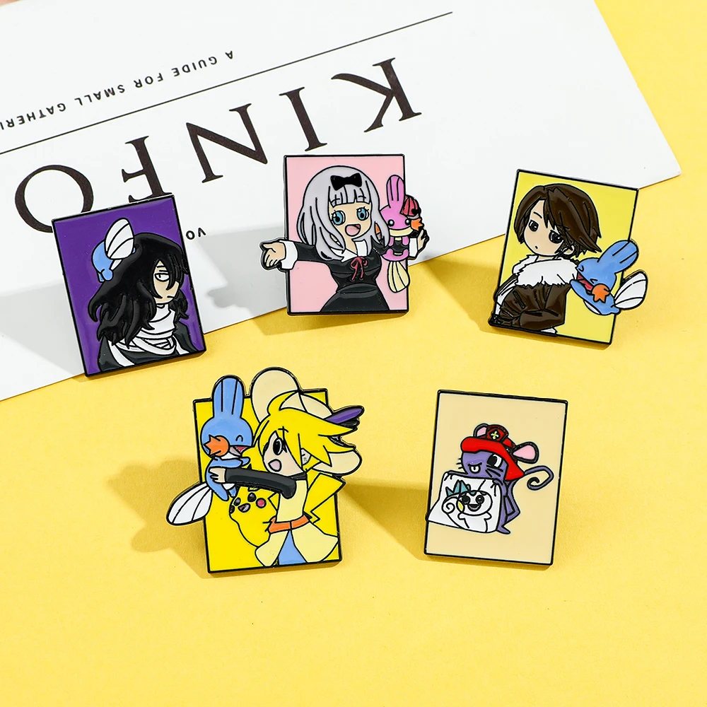 5 Pcs Pokémon Anime Characters - Enamel Pin Set ulasan dan harga