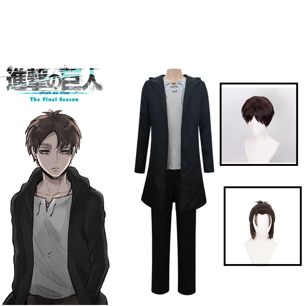 Eren Jaeger Cosplay Costume An - Anime Merchandise Online ulasan dan harga