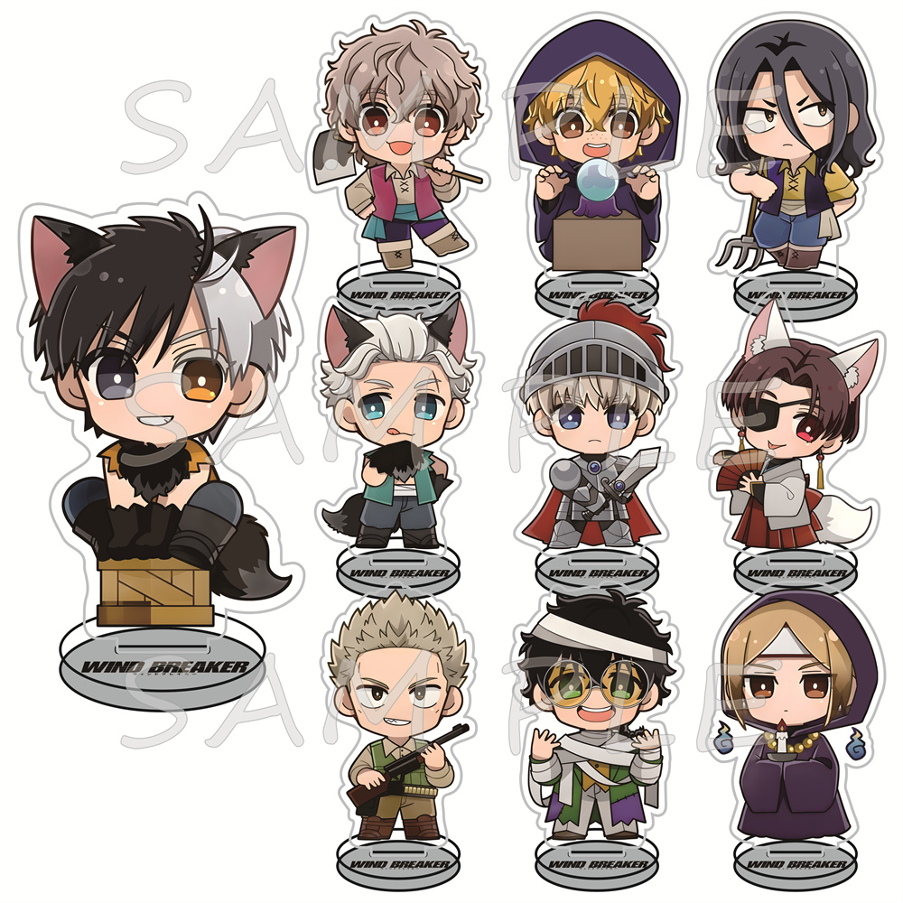 WIND BREAKER 10cm Acrylic Stan - Windbreaker Anime Merchandise ulasan dan harga