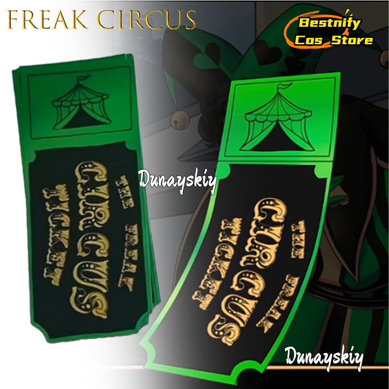 BFreak Circus Ticket Card Red  - Anime Merchandise Women ulasan dan harga