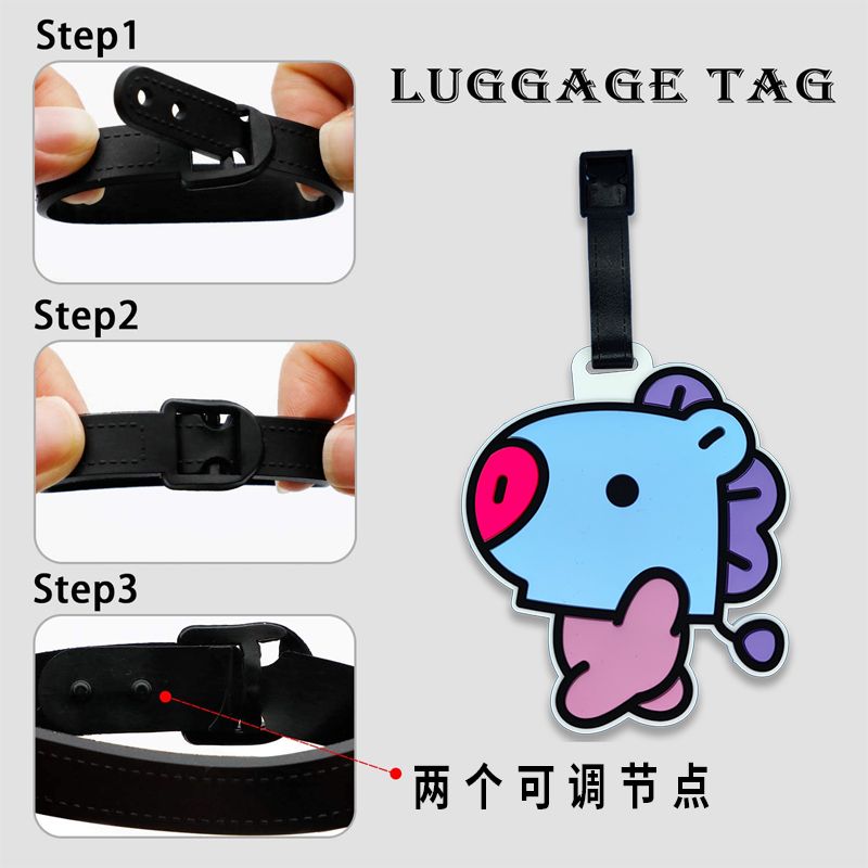 BT21 cartoon cute keychain Kaw - Anime Merchandise Online ulasan dan harga