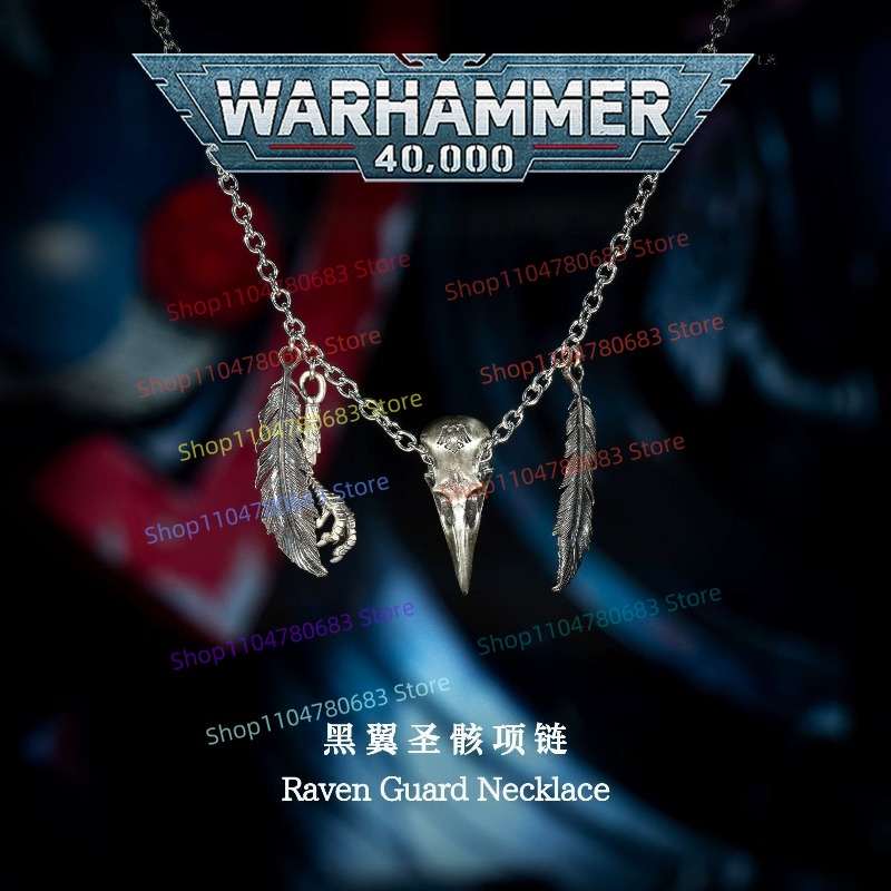 40K Raven Guard Necklace, Retr - Anime Merchandise For Men ulasan dan harga