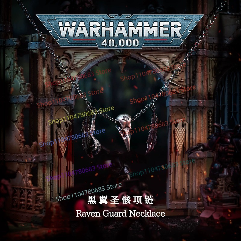 40K Raven Guard Necklace, Retr - Anime Merchandise For Men ulasan dan harga