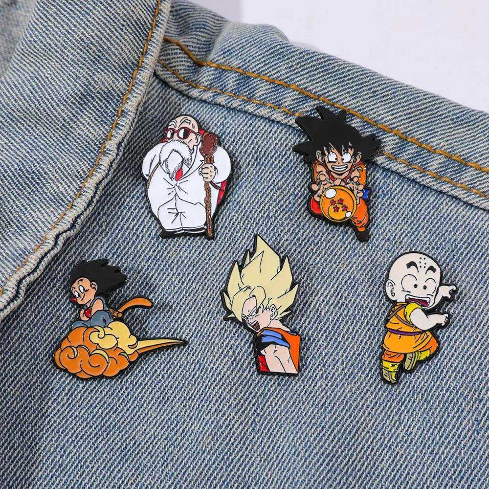 5 Pcs Classic Popular Anime Br - Enamel Pin Set ulasan dan harga
