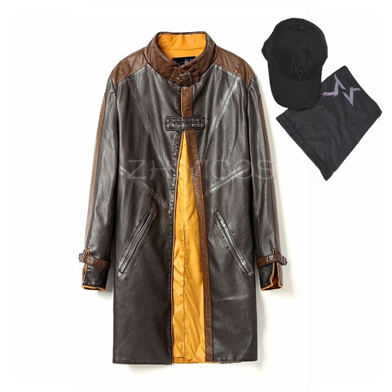 Aiden Pearce Cosplay Costume P - Windbreaker Anime Merchandise ulasan dan harga