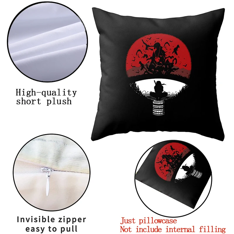 Anime Naruto Printed Pillow Ca - Rare Anime Merchandise ulasan dan harga