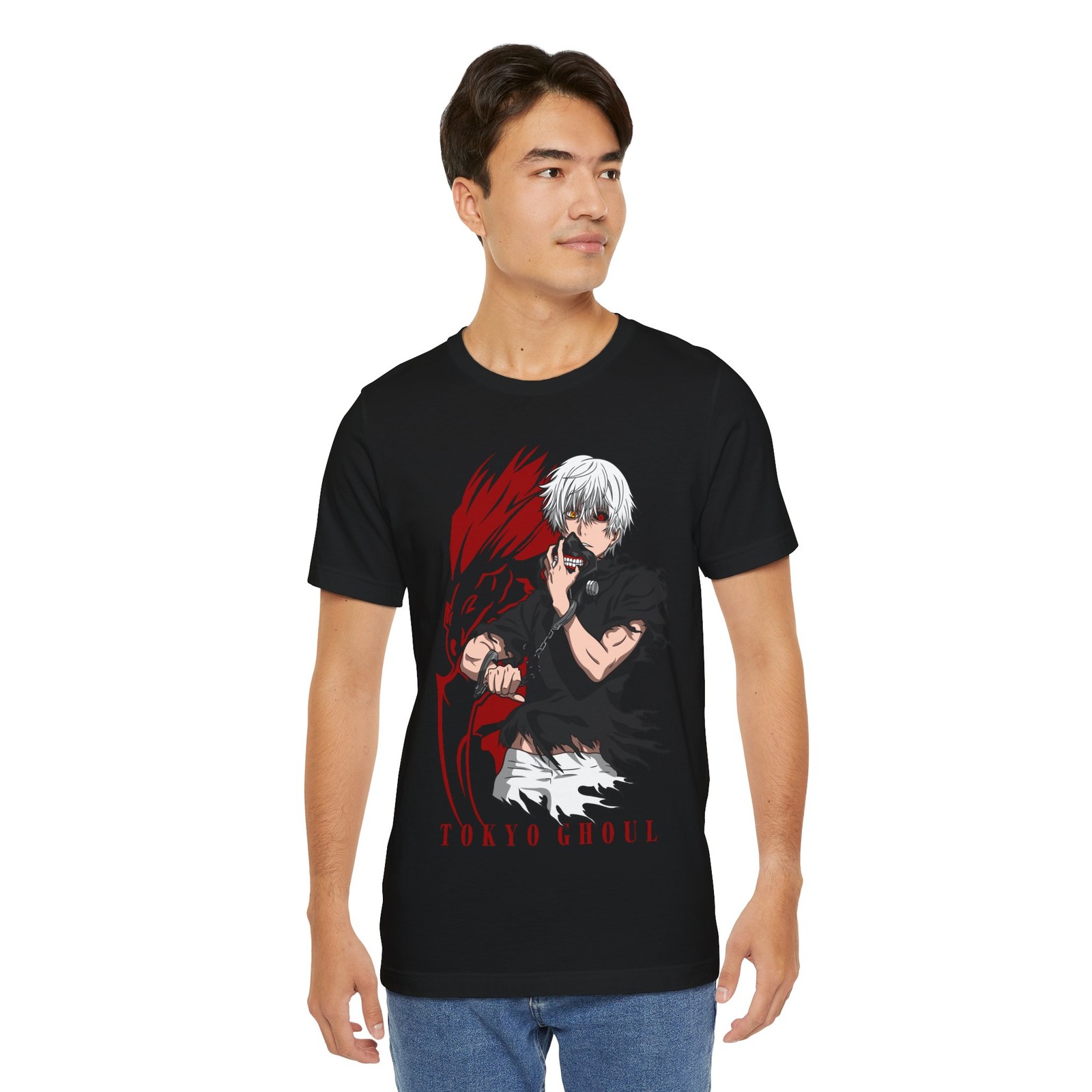 Tokyo Ghoul Anime Tee, Unisex  - Anime Merchandise In Tokyo ulasan dan harga