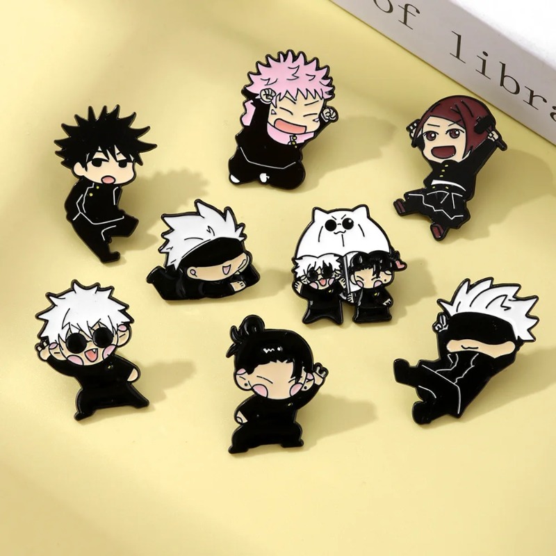 8pcs Anime Itadori Yuji Enamel - Enamel Pin Set ulasan dan harga