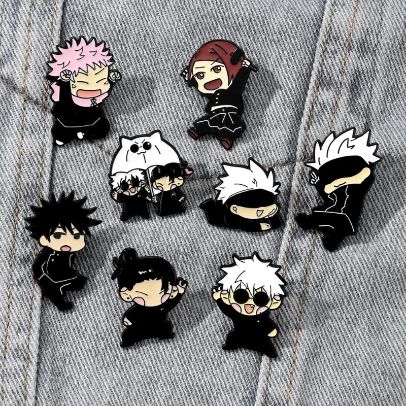 8pcs Anime Itadori Yuji Enamel - Enamel Pin Set ulasan dan harga