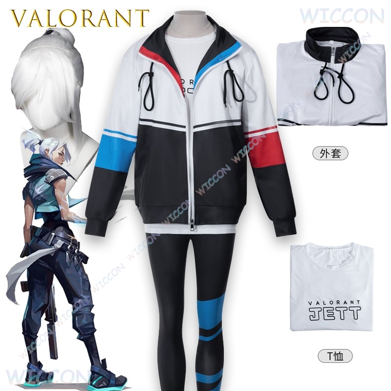 Valorant Jett Cosplay Jacket T - Windbreaker Anime Merchandise ulasan dan harga