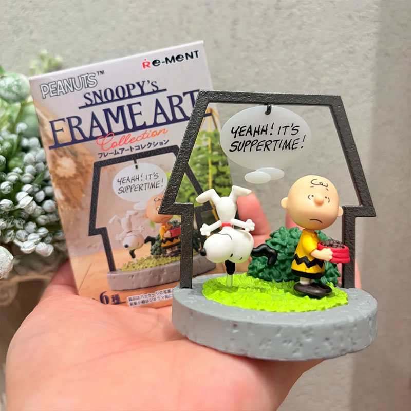 Rement Peanuts Snoopy Frame Ar - Figure Display Box ulasan dan harga