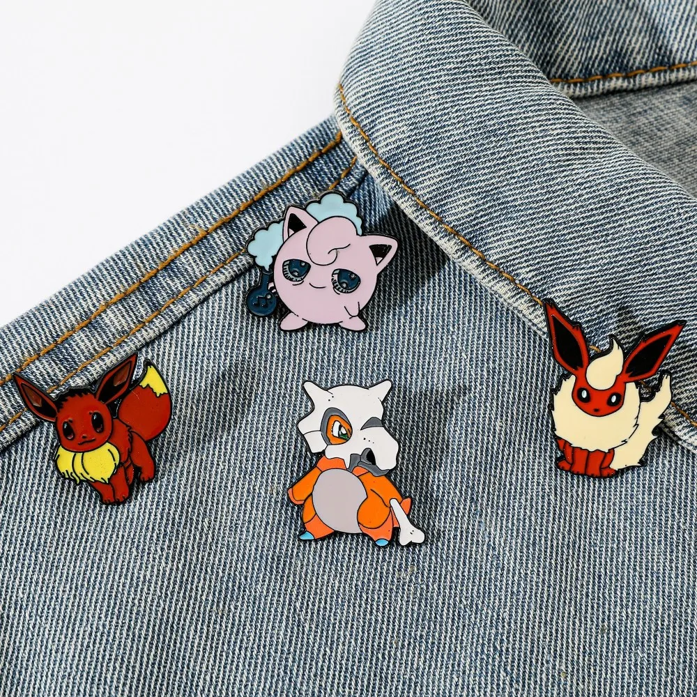 4 Pcs Characters Cartoon Brooc - Enamel Pin Set ulasan dan harga