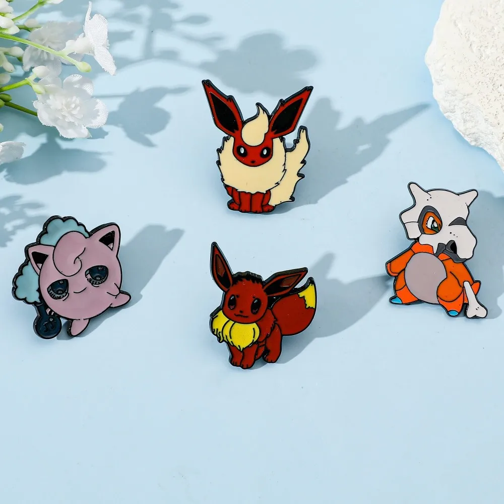 4 Pcs Characters Cartoon Brooc - Enamel Pin Set ulasan dan harga