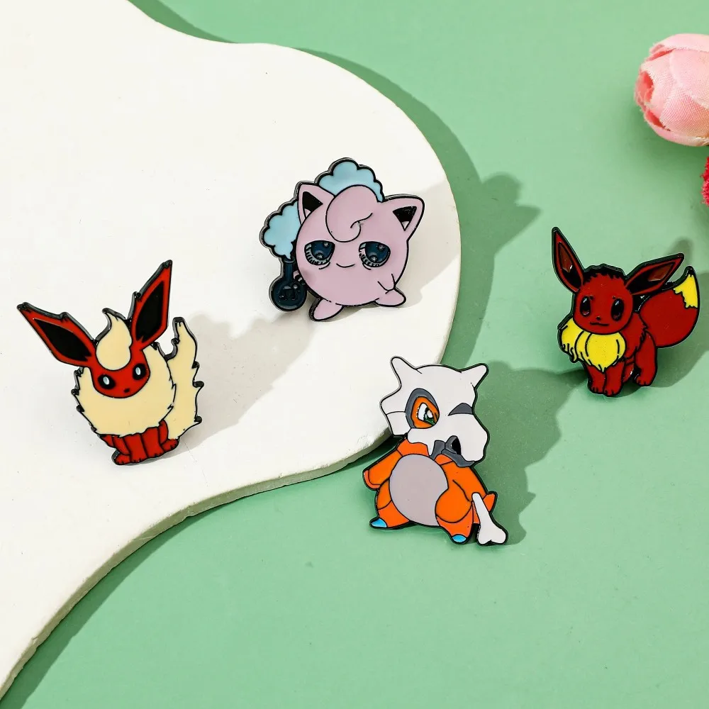 4 Pcs Characters Cartoon Brooc - Enamel Pin Set ulasan dan harga