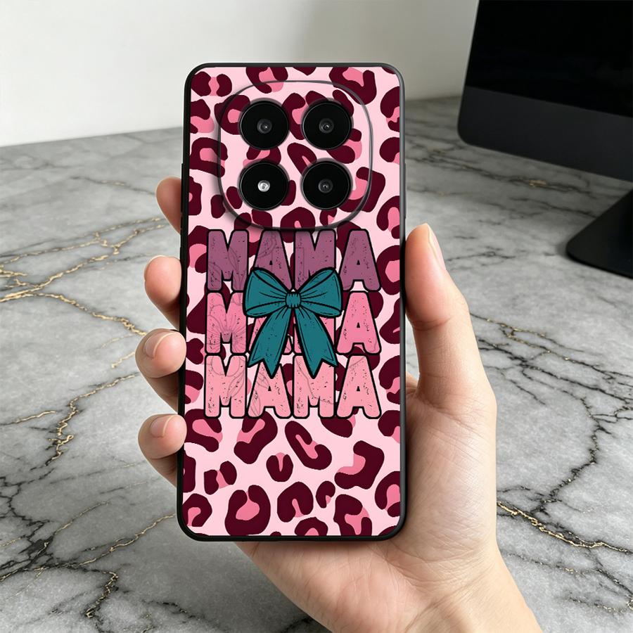 Pink Leopard Print Mom Phone C - Lanyard Anime Logo ulasan dan harga