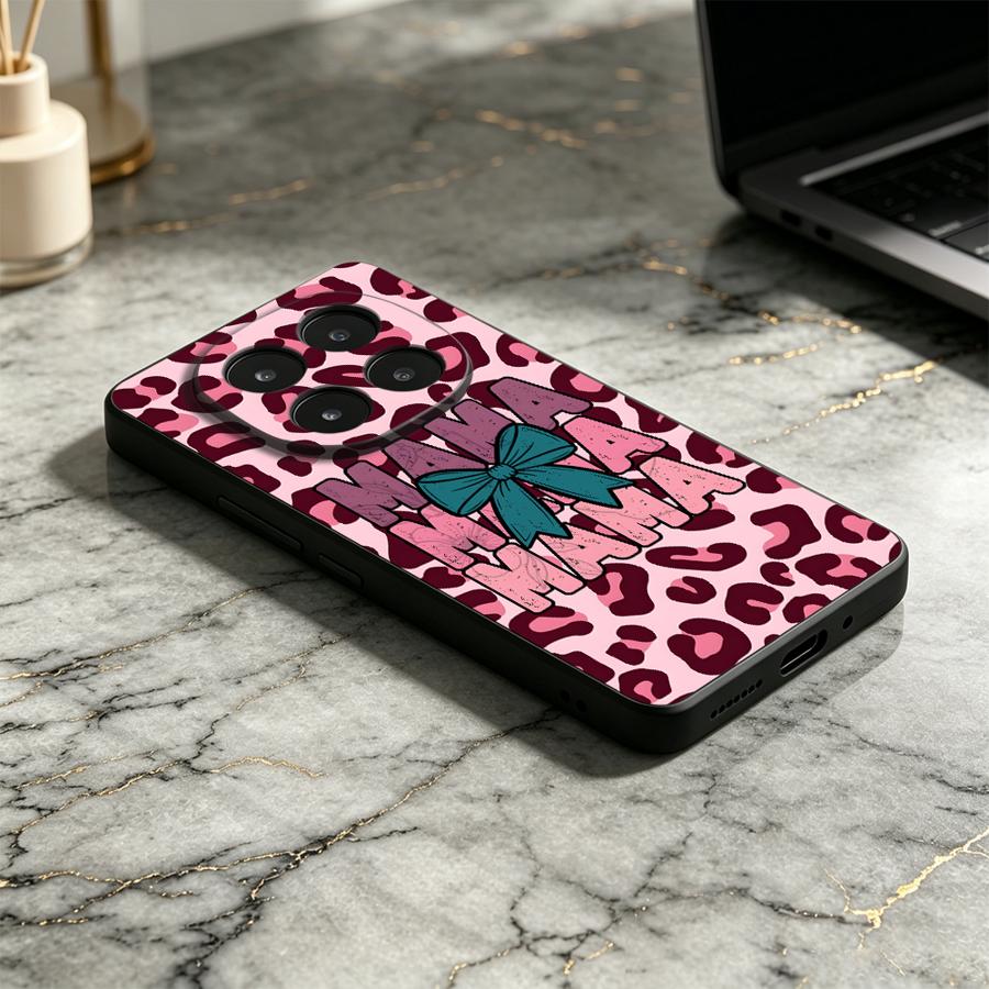 Pink Leopard Print Mom Phone C - Lanyard Anime Logo ulasan dan harga