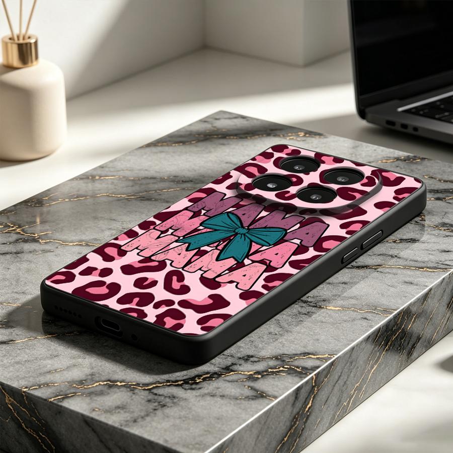 Pink Leopard Print Mom Phone C - Lanyard Anime Logo ulasan dan harga