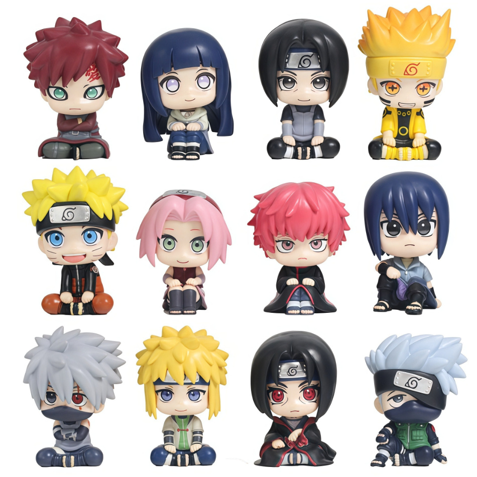 12Pcs Naruto Shippuden Anime Q - Rare Anime Merchandise ulasan dan harga