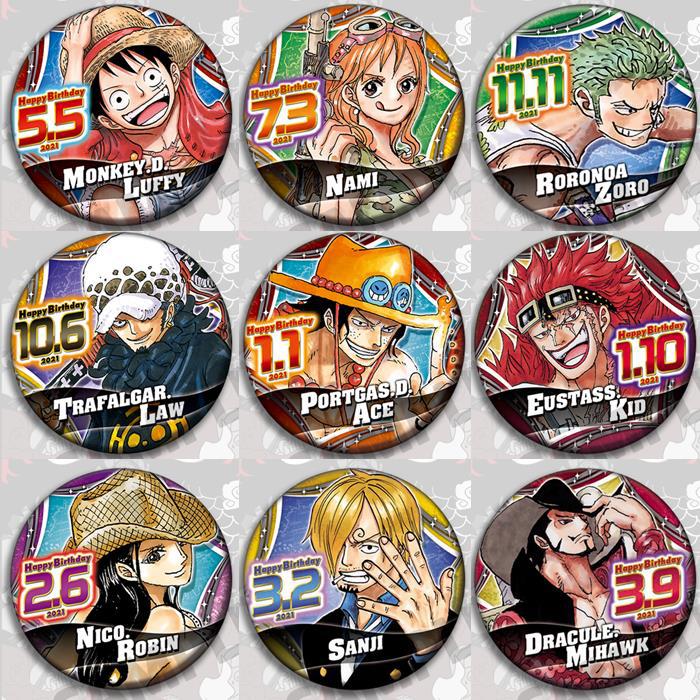 One Piece Anime Badge Pin Set  - Anime Merchandise China ulasan dan harga